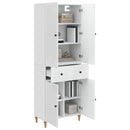 Skab Sæt 2 pcs 66 x 34,5 x 90 cm Konstrueret træ