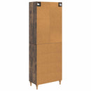 Skab Sæt 2 pcs 66 x 34,5 x 90 cm Konstrueret træ