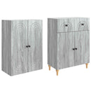 Skab Sæt 2 pcs 66 x 34,5 x 90 cm Konstrueret træ