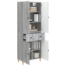 Skab Sæt 2 pcs 66 x 34,5 x 90 cm Konstrueret træ