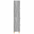 Skab Sæt 2 pcs 66 x 34,5 x 90 cm Konstrueret træ