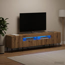 3-delt LED TV Skab ZWOLLE Artisan-eg Konstrueret træ