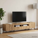 3-delt LED TV Skab ZWOLLE Artisan-eg Konstrueret træ
