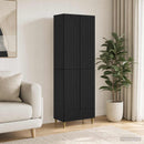 Skab Sæt 2 pcs 66 x 34,5 x 95 cm Konstrueret træ