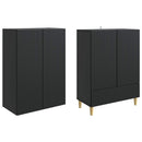 Skab Sæt 2 pcs 66 x 34,5 x 95 cm Konstrueret træ