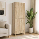 Skab Sæt 2 pcs 66 x 34,5 x 95 cm Konstrueret træ