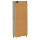 Skab Sæt 2 pcs 66 x 34,5 x 95 cm Konstrueret træ