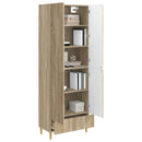 Skab Sæt 2 pcs 66 x 34,5 x 95 cm Konstrueret træ