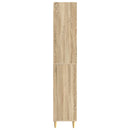 Skab Sæt 2 pcs 66 x 34,5 x 95 cm Konstrueret træ