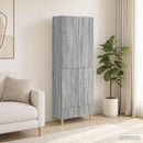 Skab Sæt 2 pcs 66 x 34,5 x 95 cm Konstrueret træ