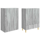 Skab Sæt 2 pcs 66 x 34,5 x 95 cm Konstrueret træ