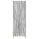 Skab Sæt 2 pcs 66 x 34,5 x 95 cm Konstrueret træ