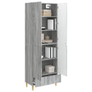 Skab Sæt 2 pcs 66 x 34,5 x 95 cm Konstrueret træ