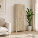 Skab Sæt 2 pcs 66 x 34,5 x 90 cm Konstrueret træ