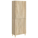 Skab Sæt 2 pcs 66 x 34,5 x 90 cm Konstrueret træ