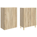 Skab Sæt 2 pcs 66 x 34,5 x 90 cm Konstrueret træ