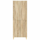 Skab Sæt 2 pcs 66 x 34,5 x 90 cm Konstrueret træ
