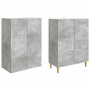 Skab Sæt 2 pcs 66 x 34,5 x 90 cm Konstrueret træ