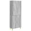 Skab Sæt 2 pcs 66 x 34,5 x 90 cm Konstrueret træ