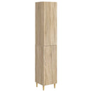 Skab Sæt 2 pcs 33 x 34,5 x 90 cm Konstrueret træ