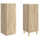 Skab Sæt 2 pcs 33 x 34,5 x 90 cm Konstrueret træ