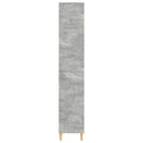 Skab Sæt 2 pcs 33 x 34,5 x 90 cm Konstrueret træ