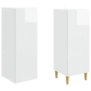 Skab Sæt 2 pcs 33 x 34,5 x 90 cm Konstrueret træ