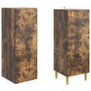 Skab Sæt 2 pcs 33 x 34,5 x 90 cm Konstrueret træ