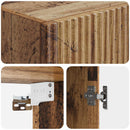 Skab Sæt 2 pcs Gammelt træ 33 x 34,5 x 90 cm Konstrueret træ