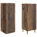 Skab Sæt 2 pcs Gammelt træ 33 x 34,5 x 90 cm Konstrueret træ