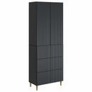 Skab Sæt 2 pcs 66 x 34,5 x 90 cm Konstrueret træ