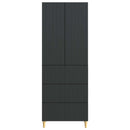 Skab Sæt 2 pcs 66 x 34,5 x 90 cm Konstrueret træ