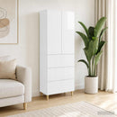 Skab Sæt 2 pcs 66 x 34,5 x 90 cm Konstrueret træ