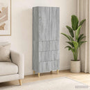 Skab Sæt 2 pcs 66 x 34,5 x 90 cm Konstrueret træ