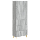 Skab Sæt 2 pcs 66 x 34,5 x 90 cm Konstrueret træ