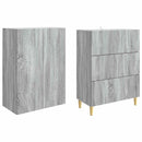 Skab Sæt 2 pcs 66 x 34,5 x 90 cm Konstrueret træ