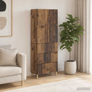 Skab Sæt 2 pcs 66 x 34,5 x 90 cm Konstrueret træ