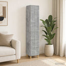 Skab Sæt 2 pcs 33 x 34,5 x 90 cm Konstrueret træ