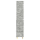 Skab Sæt 2 pcs 33 x 34,5 x 90 cm Konstrueret træ