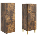Skab Sæt 2 pcs 33 x 34,5 x 90 cm Konstrueret træ