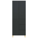Skab Sæt 2 pcs 66 x 34,5 x 90 cm Konstrueret træ