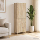 Skab Sæt 2 pcs 66 x 34,5 x 90 cm Konstrueret træ