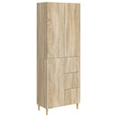 Skab Sæt 2 pcs 66 x 34,5 x 90 cm Konstrueret træ