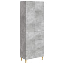 Skab Sæt 2 pcs 66 x 34,5 x 90 cm Konstrueret træ