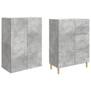Skab Sæt 2 pcs 66 x 34,5 x 90 cm Konstrueret træ