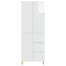 Skab Sæt 2 pcs 66 x 34,5 x 90 cm Konstrueret træ