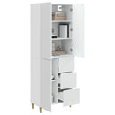 Skab Sæt 2 pcs 66 x 34,5 x 90 cm Konstrueret træ