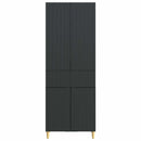 Skab Sæt 2 pcs 66 x 34,5 x 90 cm Konstrueret træ