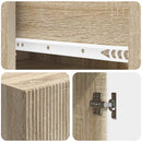 Skab Sæt 2 pcs 66 x 34,5 x 90 cm Konstrueret træ