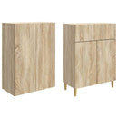 Skab Sæt 2 pcs 66 x 34,5 x 90 cm Konstrueret træ